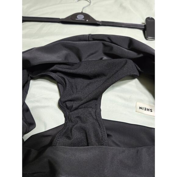 Shein 1xl women's black boy shorts swim bottoms with liner - Picture 3 of 7